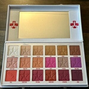 Jeffree Star Eyeshadow Palette -Pink, Brown, Gold Tones RARE ANNIVERSARY Palette